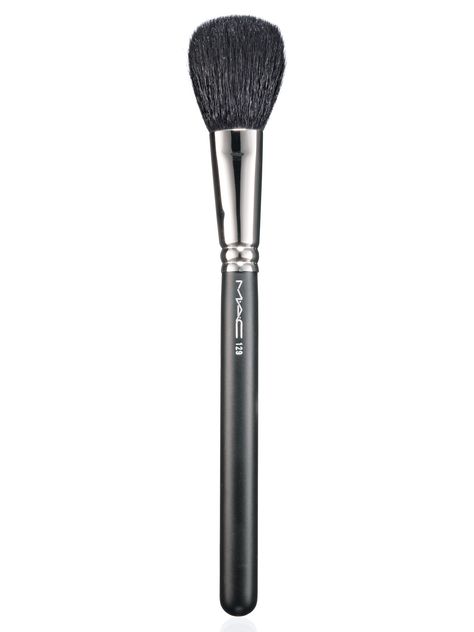 It’s easy to mix up powder brushes and blusher brushes! Blusher brushes are usually rounder, with a smaller handle and shorter bristles. Use this brush to apply blush to the apples of your cheeks, which you can see easily by smiling! For bronzer, lightly sweep the color around your temples. Try: M.A.C. Bronzer/Blush Brush 129, $35, maccosmetics.com - Seventeen.com Mac Whirl, Mac Brave, Makeup Collection Storage, Blusher Brush, Kylie Jenner Makeup, Trendy Makeup, Mac Makeup, Powder Blush, Highlighter Makeup