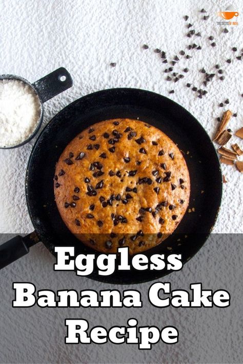 Eggless Banana Cake Recipe is a delicious and moist cake recipe made with some ripe bananas. And as the name says , this recipe does not contain egg in it. It was a normal Sunday morning. Like always, we were lazy getting out of bed but then suddenly we heard somebody knocking on the door. ... Read more The post Eggless Banana Cake Recipe – How to Make Eggless Banana Cake in a Pressure Cooker appeared first on The Tastes of India. Eggless Banana Cake Recipe, Eggless Banana Cake, Cake Recipes In Cooker, India Recipes, Ripe Banana Recipe, Eggless Cakes, Moist Cake Recipe, Eggless Chocolate Cake, Banane Plantain