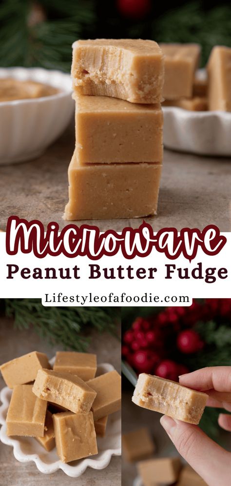 This Microwave Peanut Butter Fudge Recipe is made with just a few simple ingredients, ready in minutes, and is perfect for any occasion. Peanut Butter Fudge 3 Ingredient, Pb Fudge Easy, Simple Peanut Butter Fudge, 2 Ingredient Peanut Butter Fudge Recipe, Microwave Fudge Recipe, Peanut Butter Fudge Recipes Easy, Easy Peanut Butter Fudge, Microwave Peanut Butter Fudge, Butter Fudge Recipe