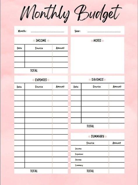 Pink Cloud Monthly Budget Template - Etsy templatesforweeklyplanner #planneridea #dailydigitalplanner. Personal Monthly Budget Template, Budgeting Sheet, Ipad Templates, Personal Budget Planner, Monthly Budget Sheet, Weekly Budget Template, Money Saving Methods, Future Planning, Budget Planner Template