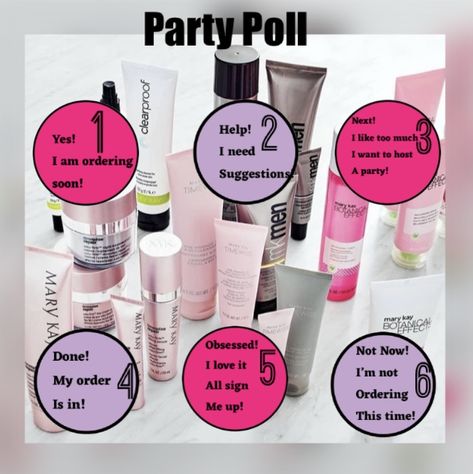 Mary Kay Facebook Party Welcome Post, Mary Kay Virtual Party Posts, Mary Kay Facebook Party Games, Mary Kay Booking, Mary Kay Online Party, Mary Kay Games, Mary Kay Facebook Party, Makeup Marketing, Mary Kay Opportunity