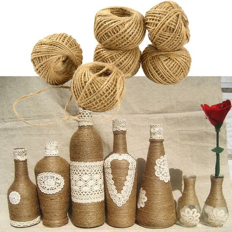 Handicrafts in India - Different types of handicrafts in India Jute Rope Crafts Home Decor, Jute Home Decor, Jute Rope Crafts, Burlap Crafts Diy, Jute Twine Crafts, Design With Rope, Twine Crafts, Rope Diy, Jute Crafts