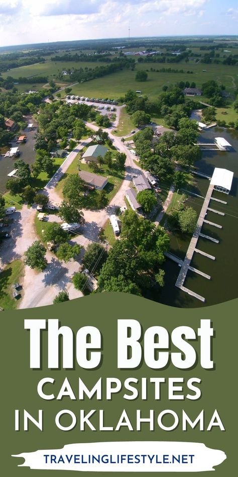 The state of Oklahoma offers an array of camping sites, including lakeside sites, forest sites, and RV parks. From beginner-friendly spots to rugged wilderness areas, there are options for everyone. Whether you prefer to pitch a tent, park your RV, or rent a cabin, Oklahoma has something to offer for every type of camper. Oklahoma Camping, Travelling Lifestyle, Oklahoma State Parks, Best Rv Parks, Oklahoma Travel, Rv Campsite, Rv Destination, Camping Sites, Rv Campgrounds