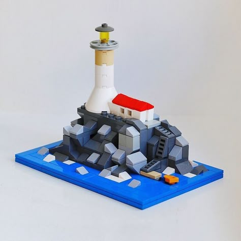 Lego Microbuilds, Lego Duck, Lego Microscale, Lego Poster, Lego Avengers, Instructions Lego, Tiny Boat, Lego Videos, Lego Club