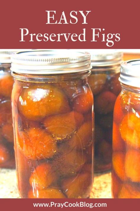 Spiced Pickled Figs, How To Preserve Fresh Figs, How To Make Fig Preserves, Fig Preserves Recipe Canning, Fig Preserves Recipe Easy, Preserve Figs, Fig Perserves Recipes, Food Dragon, Strawberry Fig Preserves