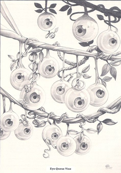 eyeball grapes drawing Eyeball Drawing, Grape Drawing, Surealism Art, Eyeball Art, Arte Punk, Creepy Art, Trippy Art, Arte Horror, Weird Art