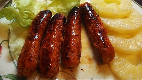 Tagalog Kitchen: Chicken Longganisa ( Hamonado ) Chicken Longganisa Recipe, Longganisa Recipe, Filipino Food Dessert, Pinoy Recipes, Homemade Foods, Sausage Recipe, Chicken Meat, Pinoy Food, Cooking Guide