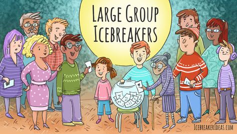 Ice Breaker For Large Groups, Large Group Ice Breaker Games, Group Ice Breaker Games, Group Ice Breakers, Indoor Recess Games, Retreat Activities, Recess Games, Meeting Games, Icebreaker Games