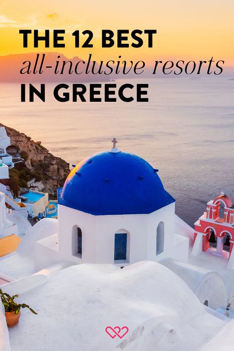 Escape to paradise with our list of the 12 Best All-Inclusive Resorts in Greece! From luxurious beachfront resorts and honeymoon destinations to family-friendly resorts, these Greek getaways offer something for everyone. Perfect for a romantic getaway for couples or a serene escape to the Mediterranean. #Greece #luxury #honeymoon #getaway #travel Greek Resort, Resorts In Greece, Honeymoon In Greece, Greece Resorts, Honeymoon Tips, Greece Honeymoon, Best All Inclusive Resorts, Family Friendly Resorts, Luxury Honeymoon