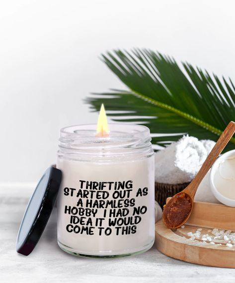 🔥👀 Discover the perfect gift for all your thrifting-loving friends! 🎁✨ Our Quote Inspired Scented Soy Candle is the ultimate delight for any occasion, whether it's a birthday, holiday, or just because! ❤️🕯️ With a variety of scents to choose from, you'll be sure to find the perfect match for your special someone. 💫🛍️ Don't miss out on this thrifting treasure, now available for only $24.95! 💸💰 #ThriftLife #GiftsForFriends #ThriftingEnthusiasts #SoyCandle #QuoteInspired #BirthdayGifts #HolidayS... Cousin Gift Ideas, Brother In Law Gift, Single Mom Gifts, Cranberry Chutney, Godson Gifts, Bonus Dad Gifts, Nephew Gifts, Pink Vanilla, Goddaughter Gifts