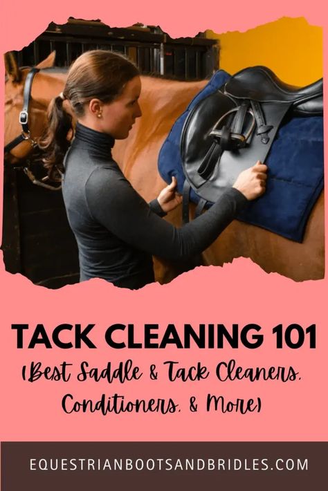 Tack Cleaning 101 (Best Saddle & Tack Cleaners, Conditioners, & More) – Equestrian Boots and Bridles Tack Cleaning, Horse Grooming Supplies, Horse Grooming Kit, Horse Washing, Horse Care Tips, Baby Barn, Stirrup Leathers, Horse Grooming, Equestrian Boots