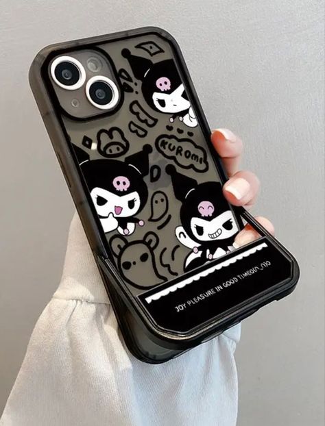 Cute kuromi Sanrio Family Stand Phone Case for iPhone 14 13 12 11 Pro Kuromi Iphone Case, Sanrio Phone Case, Kuromi Phone Case, Kuromi Stuff, Fluffy Phone Cases, Louis Vuitton Phone Case, Cute Kuromi, Kuromi Sanrio, Kawaii Phone Case