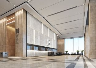 Office Building Lobby, Lobby Ceiling, Building Lobby, Elevator Lobby, Old House Interior, False Ceiling Living Room, Lobby Interior Design, Entrance Lobby, Office Lobby