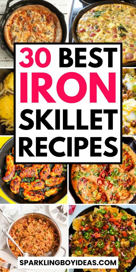 Iron Skillet Meals, Iron Skillet Desserts, Cast Iron Skillet Desserts, Cast Iron Skillet Meals, Cast Iron Recipes Dinner, Cast Iron Skillet Recipes Dinner, Quick Summer Meals, Skillet Desserts, Cast Iron Skillet Cooking