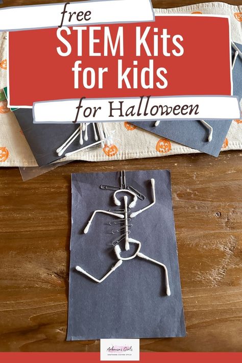 Enjoy these DIY Halloween STEM kits for kids! We have 12 free Halloween STEM kits printables and activities. These make great non candy Halloween ideas! Just download the free printable STEM kit tags and put together the DIY Halloween STEM kits for kits - such as candy corn STEM kit, ghost STEM kit, spider web STEM idea, witch STEM kit, and skeleton STEM kit! Skeleton Stem Activities, Ghost Stem Activities, Candy Corn Stem Activity, Candy Corn Stem, Halloween Stem Challenge, Daycare Bulletin Boards, Halloween Stem, Candy Halloween, Stem Kits