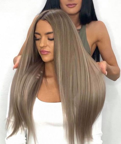 Creamy Beige Brown Hair, Ash Blonde Ash Brown Hair, Lightest Ash Brown Hair, Dark Beige Blonde Hair Ash Brown, Solid Dark Ash Blonde Hair, Ashy Caramel Hair, Ashy Brown Hair Colors, Medium Blonde Hair Color Ideas Shades Ash Brown, Dark Blonde Hair Ashy