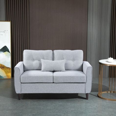 Unbelievable offer! Two-Seater Sofa, With Pillow - Grey, at an incredible price of £266.95 Don't miss out on this sensational deal! #home #sale #freedeliveryuk #livingroomdecor #OutdoorLiving #ukfurniture #discount #decor #bedroomfurniture #homeandgarden Two Seater Couch, Small Couch, Living Room Sofa Design, Upholstery Cushions, Sofa Loveseat, Sofa Colors, Linen Upholstery, Sit Back And Relax, Loveseat Sofa