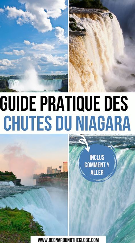 Guide pratique des chutes du Niagara. Tout savoir sur les chutes du Niagara! Visite chutes du Niagara | Que faire à Nagara Falls | Guide chutes du Niagara | Photos chutes du Niagara | Chutes du Niagara Canada | Conseils chutes du Niagara Niagara Falls Things To Do, Canada Niagara Falls, Niagara Canada, Visiting Niagara Falls, Niagara Falls Canada, Family Road Trips, Fall Travel, Road Trip Usa, Canada Travel