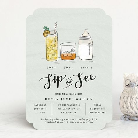 Baby Boy Sip And See, Welcome Baby Party, Baby Announcement Pictures, Sip And See, Baby Event, Baby Shower Tea, Sprinkle Baby Shower, Shower Inspiration, Ice Ice Baby