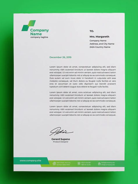 Minimalist Letterhead Template PSD, AI, EPS Letter Heads Design Creative, Letterhead Design Branding, Minimalist Letterhead, Company Letterhead Design, Letterhead Template Word, Business Letterhead, Company Letterhead, Country Names, Letterhead Template