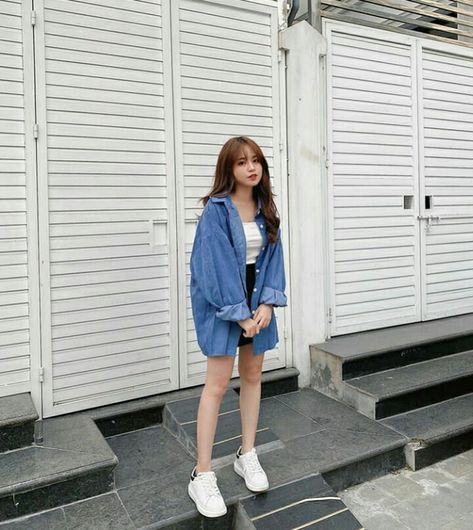 Outfit For Short Girl, Short Girl Fashion, Ootd Korean Style, Simple Style Outfits, Clueless Outfits, Style Korea, Casual Day Outfits, Classy Casual Outfits, Ulzzang Fashion