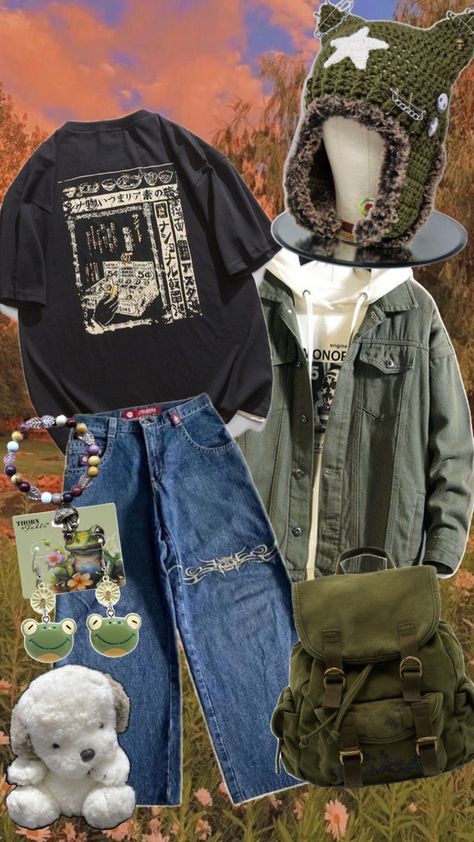 Cottagecore Fits, Grunge Fits, Alt Grunge, Alt Outfits, Culture Clothing, Earthy Outfits, Outfit Collage, Swaggy Outfits, Cute Fits