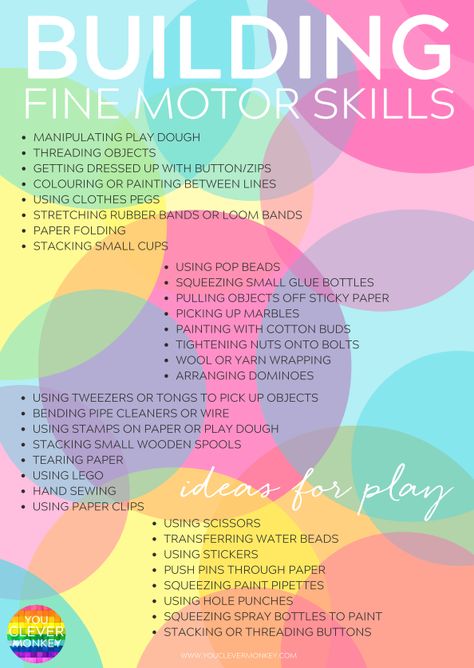 Preschool Fine Motor Skills, Fine Motor Activities For Kids, Preschool Fine Motor, Fine Motor Skills Activities, Motor Skills Activities, Skills Activities, Fine Motor Activities, Gross Motor, Gross Motor Skills