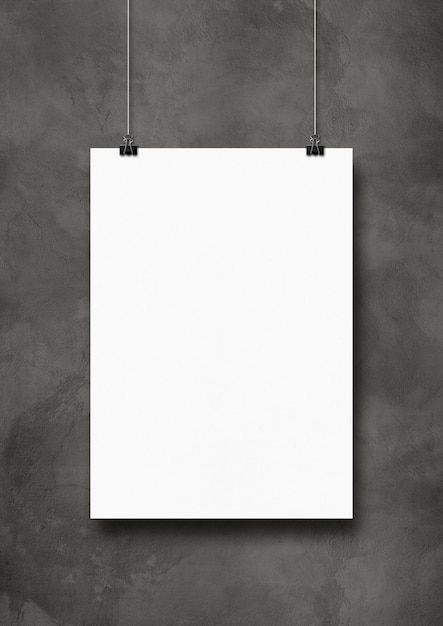 White Poster Background, Wall Poster Mockup, Hanging Wallpaper, Brand Poster, Mock Up Poster, Office Board, Photo Hanging, Photo Mockup, Postcard Mockup