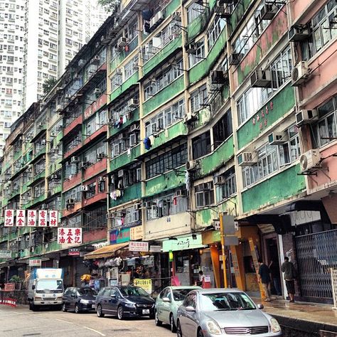 Hongkong Apartment, Shop House, The Row, Hong Kong, Street View, Apartment, Architecture, Toys, Art