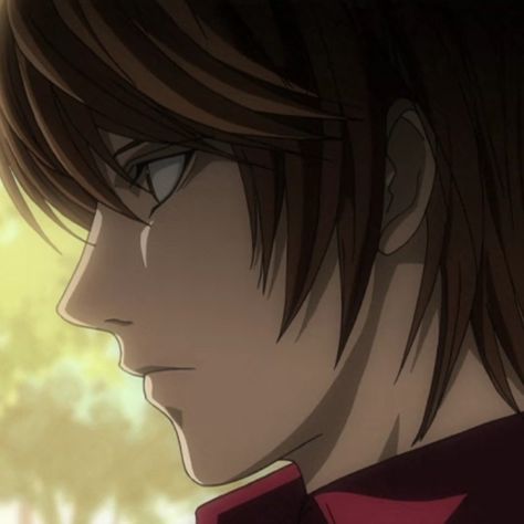 Light Yagami Side Profile, Young Al Pacino, Yagami Light, Juice Rapper, Kurosaki Ichigo, Light Icon, Light Yagami, Two Fingers, Cool Avatars