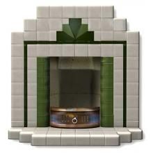 Complete Tiled Fireplaces | Twentieth Century Fireplaces 1930s Fireplace, Tiled Fireplaces, Fireplace Hearths, Deco Fireplace, 1930s Decor, Tiled Fireplace, Art Deco Fireplace, Art Deco Inspiration, Streamline Moderne