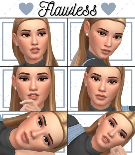 ErenSparkles : I love this pack so much! Flawless is a pack of... Sims 4 Gallery Poses, Poses Sims 4 Cc, Gallery Poses, Sims Gallery, Cas Poses, Sims 4 Cc Poses, Sims 4 Gallery, Ts4 Mods, Makeup Cc