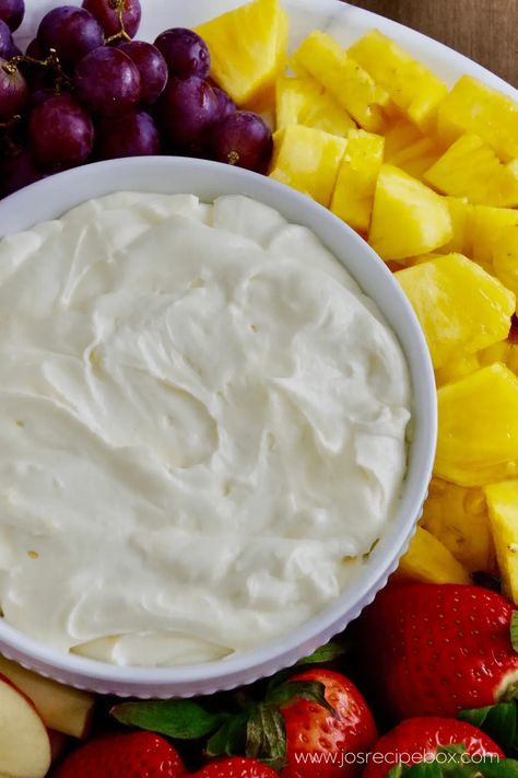 Vanilla Fruit Dip Vanilla Fruit Dip, Vanilla Fruit, Fruit Dip, Vanilla Pudding, Cool Whip, Recipe Box, Whipped Cream, Yogurt, Dip