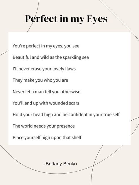 A poem of a mother expressing her child is perfect in her eyes. Introduction Of Myself, Be Confident In Yourself, A Poem, Her Eyes, My Eyes, A Mother, Need You, Hold On, Poetry