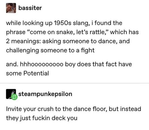 Enemies To Lovers, Let's Dance, Funny Tumblr Posts, What’s Going On, The Villain, Make Money Blogging, Money Blogging, Tumblr Funny, Writing Inspiration