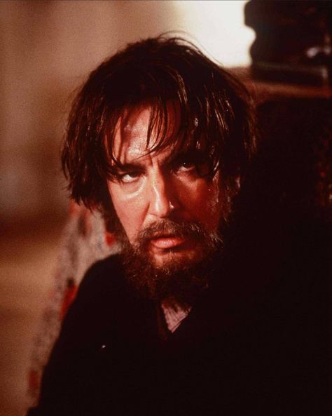 Alan Rickman. Rasputin. 1996 Sharleen Spiteri, Alan Rickman Always, Alan Rickman Movies, Alan Rickman Severus Snape, Emma Thompson, Sweeney Todd, Alan Rickman, Tv Movie, British Actors