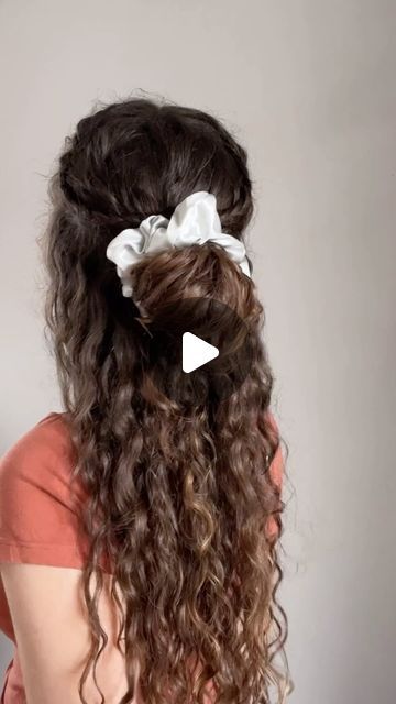 Jennie 🌷 | Curly Hair Care and Simple Hairstyle Tutorials on Instagram: "Did you know silk scrunchies 
🤍 prevent hair breakage 
🤍 reduce frizz
🤍 keep your curls moisturized 

Classic silk scrunchie by @blushsilkspillowcases 
Use code CURLYCARR10 for 10% off 🌷 

#halfuphairstyle #hairstyleinspiration #hairinspo #curlyhairstyles #healthyhair #silk #silkscrunchies #halfuphalfdownhairstyle #springhair" Jennie Curly Hair, Silk Hair Tie, Prevent Hair Breakage, Simple Hairstyle, Hairstyle Tutorials, Silk Scrunchies, Silk Hair, Spring Hairstyles, Half Up Half Down Hair