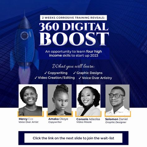 Flyer Design for 360 DIGITAL BOOST Training Online Training Flyer Design, Training Flyer Design, Food Menu Design, Graphic Design Flyer, Menu Design, Food Menu, Media Design, Graphics Design, Social Media Design