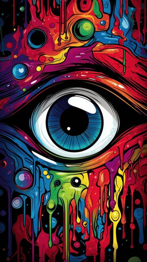 Abstract eyeball art painting cartoon. AI generated Image by rawpixel. | premium image by rawpixel.com Eye Graffiti, Free Android Wallpaper, Abstract Eye, Mystic Illustration, Eyeball Art, Painting Cartoon, Abstract Graffiti, Bookmark Ideas, Dark Fantasy Artwork