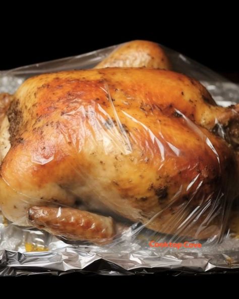 My nana's best and easiest roast chicken recipe. This method will change your life Roasted Chicken In A Bag, Roasted Whole Chicken Oven Bag, Roast Chicken In Oven Bag, Roasted Hen Recipe Ovens, Baked Hen Recipe Ovens, Oven Bag Chicken Recipes, Reynolds Oven Bag Recipes Chicken, Easy Roast Chicken Whole, Baked Whole Chicken Recipes Oven Easy