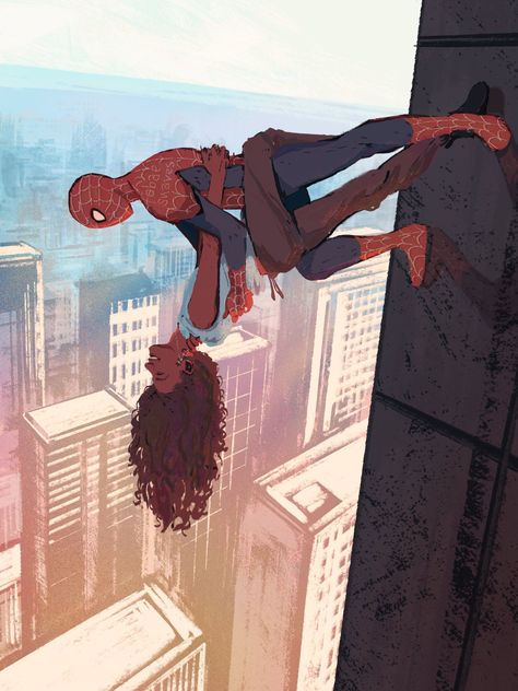 Mj Fanart, Katie Kim, All Spiderman, Grave Monuments, Tom Holland Zendaya, Spiderman Art, Alter Ego, Spider Verse, Boy Art