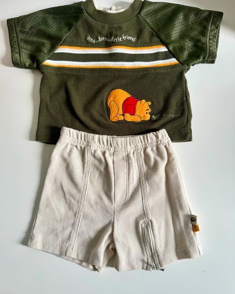 Thrifted Kids Clothes, Vintage Boy Outfits, Vintage Baby Boy Clothes, Teddy Outfit, Tigger Disney, Vintage Baby Boys, 90s Baby, Life Board, Vintage Boys