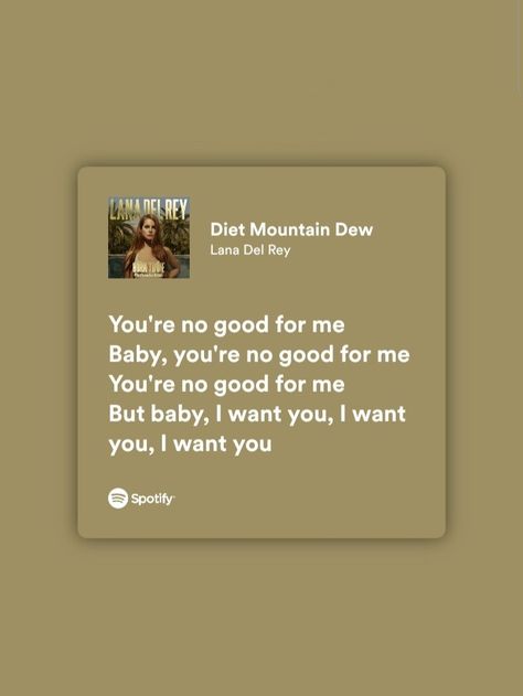 Lana Del Ray Lana Del Ray Lyric, Lana Del Ray Song Lyrics, Diet Mountain Dew Lana Del Rey, College Stories, Ipad Inspo, Captions For Instagram Posts, Diet Mountain Dew, 18th Birthday Decorations, Lana Del Rey Lyrics