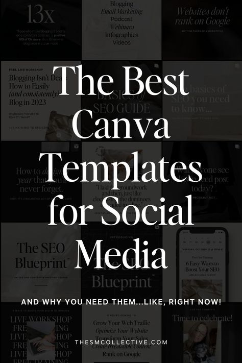 Are you sick of the same boring Canva templates? Meet, Tonic Templates—the best Canva templates for social media. These expertly designed social media Canva templates make creating content for social media incredibly easy...and good looking. Learn why these Canva social media templates are a must for your creative business! Best Canva Templates For Instagram, Best Canva Templates, Social Media Post Design Templates, Social Media Templates Design, Business Social Media Posts, Creative Social Media Post, Canva Social Media Templates, Free Social Media Templates, Social Media Measurement