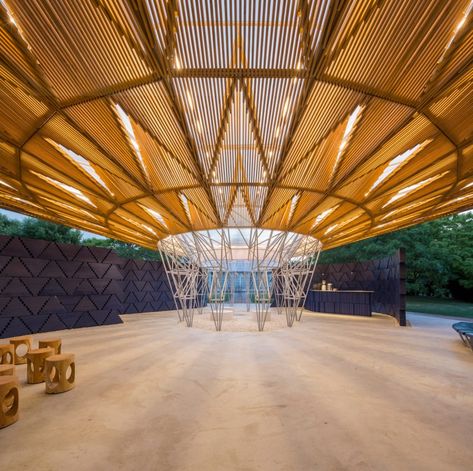 Serpentine Pavillion, Futurism Architecture, Serpentine Gallery Pavilion, Serpentine Pavilion, Timber Architecture, Pavilion Architecture, Modern Architecture Interior, Pavilion Design, Vernacular Architecture