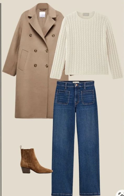 Flared Jeans Outfit Winter, Flare Jeans Outfit Winter, Flared Jeans Outfit, Flare Jean Outfit, Jeans Outfit Winter, Beige Outfit, Style Inspiration Fall, Outfit Winter, Simple Trendy Outfits