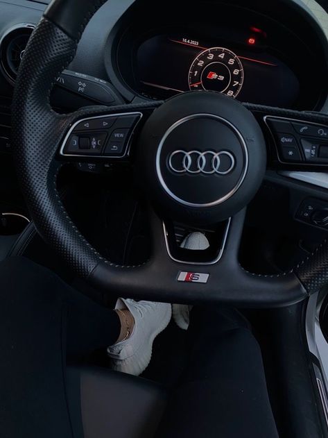 Driving Aesthetic, Dream Cars Audi, Audi Interior, Black Audi, Couple Goals Teenagers Pictures, Audi S3, Lovely Car, Funny Iphone Wallpaper, Audi A7