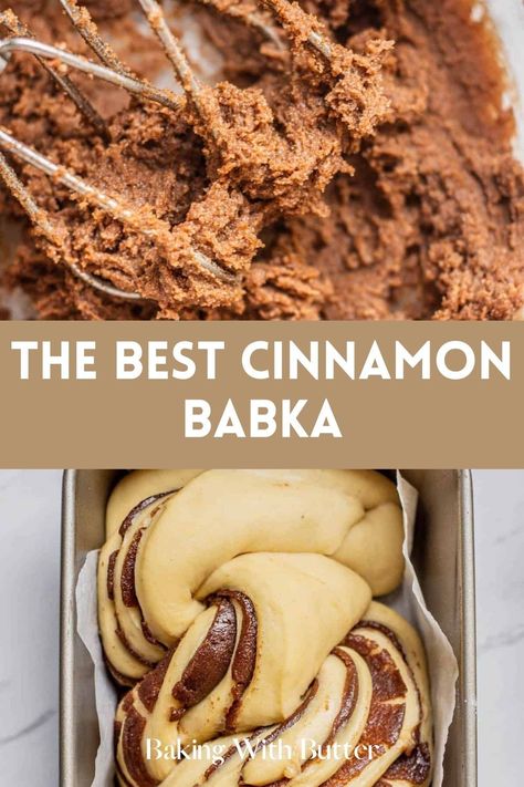 Easy Cinnamon Babka - a surprisingly simple recipe for an exquisite outcome. Sweet Babka Recipe, Cinnamon Babka Recipe Easy, Babka Filling Ideas, Yeast Desserts, Sweet Buns Recipe, Cinnamon Babka, Babka Bread, Cinnabon Rolls, Brioche Dough