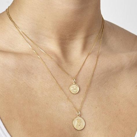 THE TINY ROUND DISC ANGEL NECKLACE – The M Jewelers Custom Pendant Necklace, Gothic Choker Necklace, M Jewelers, Angel Pendant Necklace, Gold Necklace Indian, Gold Necklace Indian Bridal Jewelry, Long Pearl Necklaces, Initial Earrings, Angel Necklace