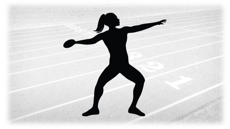 Track And Field Throwing, Sports Clipart, Track And Field, Women Girl, Track, Digital Download, Clip Art, Electronic Accessories, Music Clothes